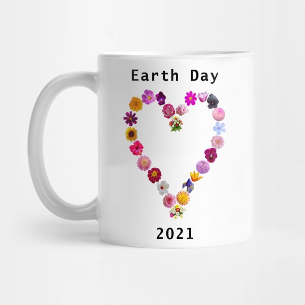 Floral Heart for Earth Day 2021 by ellenhenryart